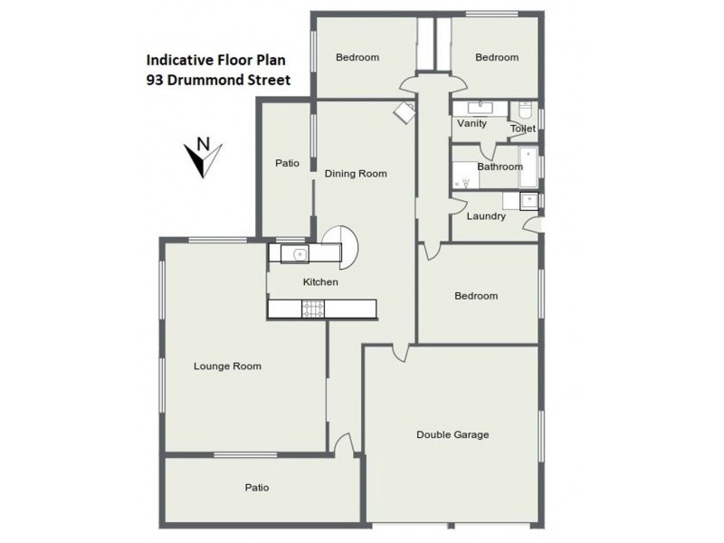 93 Drummond Street, Tenterfield NSW 2372 Floorplan