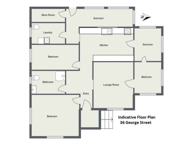 36 George Street, Tenterfield NSW 2372 Floorplan