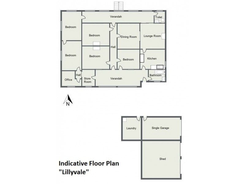 1623 Bruxner Way, Tenterfield NSW 2372 Floorplan
