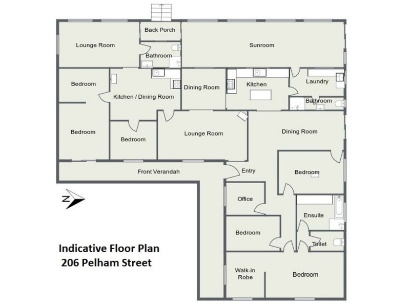 206 Pelham Street, Tenterfield NSW 2372 Floorplan