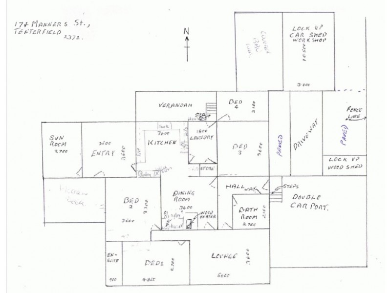 174 Manners Street, Tenterfield NSW 2372 Floorplan