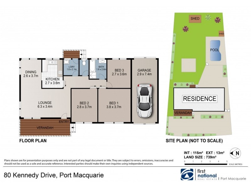 80 Kennedy Drive, Port Macquarie NSW 2444 Floorplan