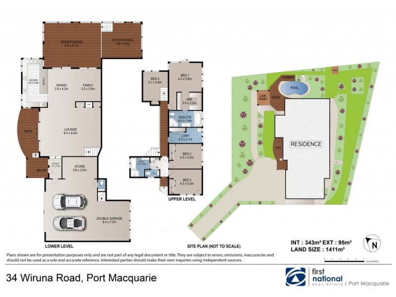34 Wiruna Road, Port Macquarie NSW 2444 Floorplan