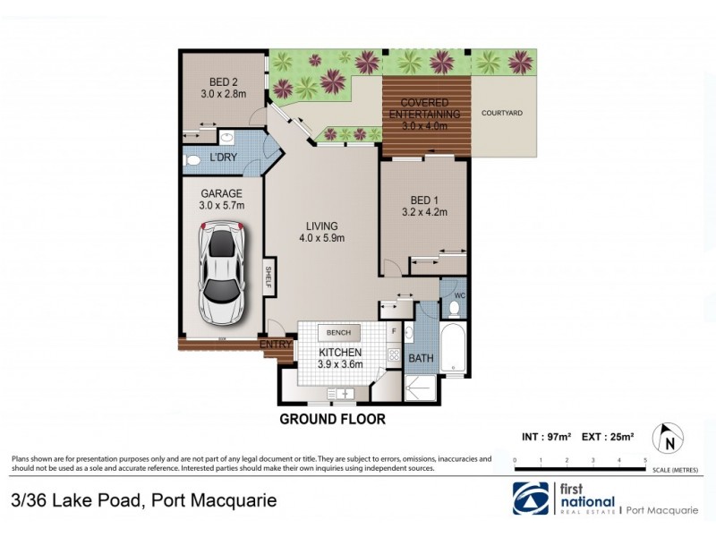 3/36 Lake Road, Port Macquarie NSW 2444 Floorplan