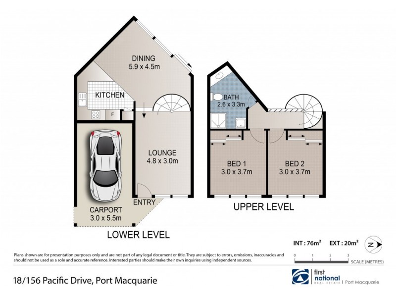 18/156 Pacific Drive, Port Macquarie NSW 2444 Floorplan