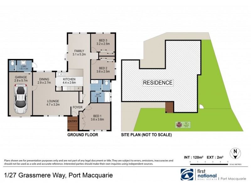 1/27 Grassmere Way, Port Macquarie NSW 2444 Floorplan