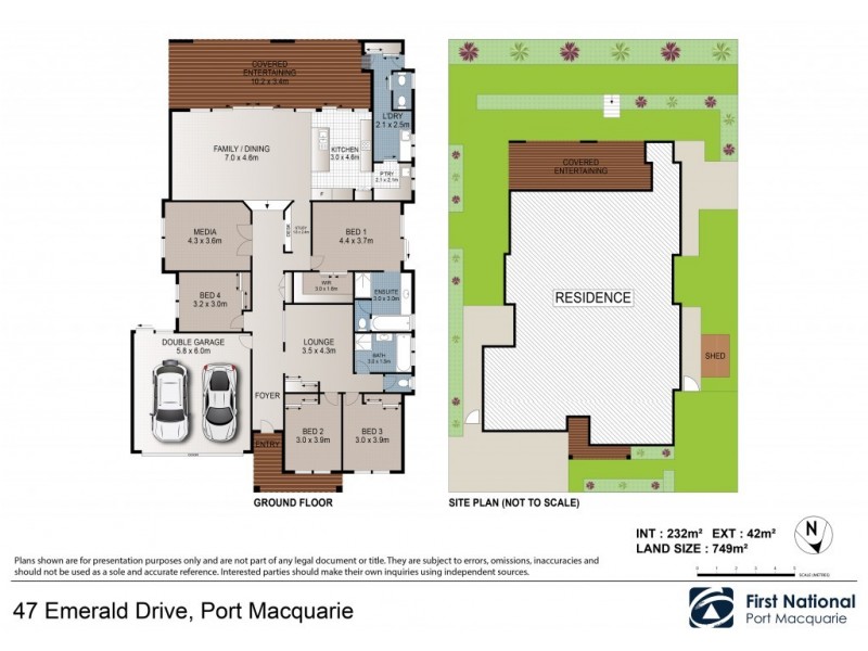 47 Emerald Drive, Port Macquarie NSW 2444 Floorplan