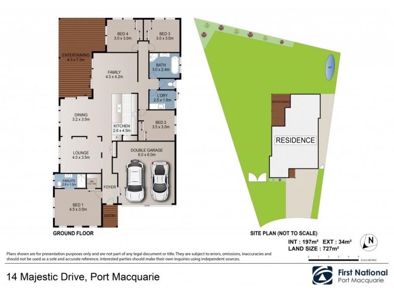 14 Majestic Drive, Port Macquarie NSW 2444 Floorplan