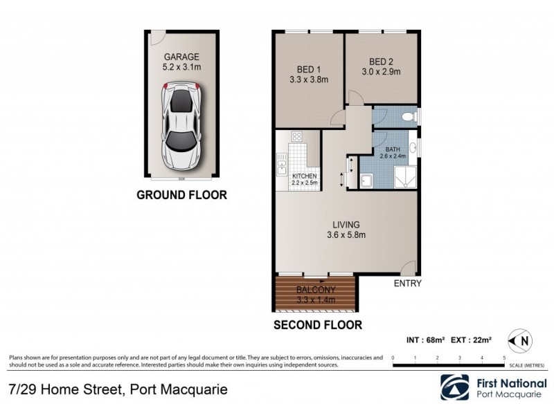 7/29 Home Street, Port Macquarie NSW 2444 Floorplan