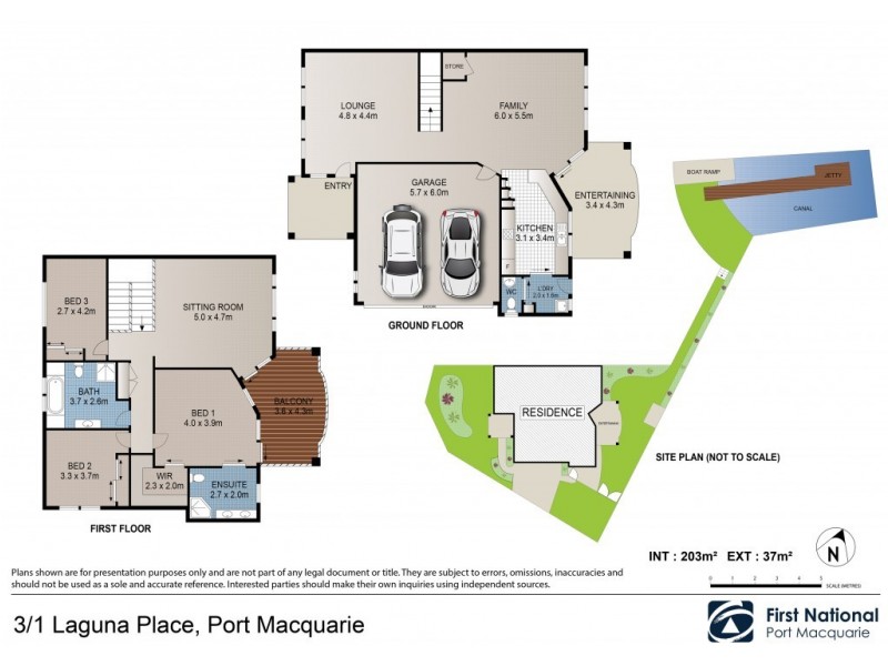 3/1 Laguna Place, Port Macquarie NSW 2444 Floorplan