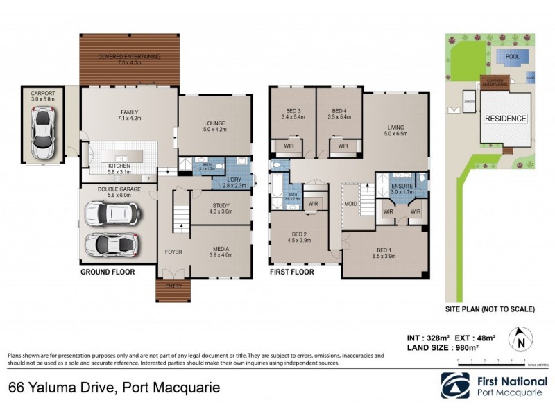 66 Yaluma Drive, Port Macquarie NSW 2444 Floorplan