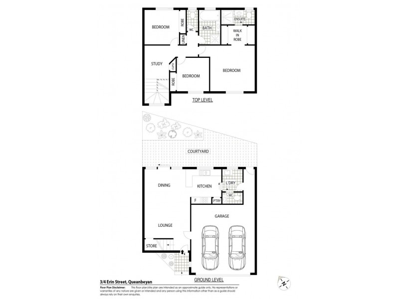 3/4 Erin Street, Queanbeyan NSW 2620 Floorplan