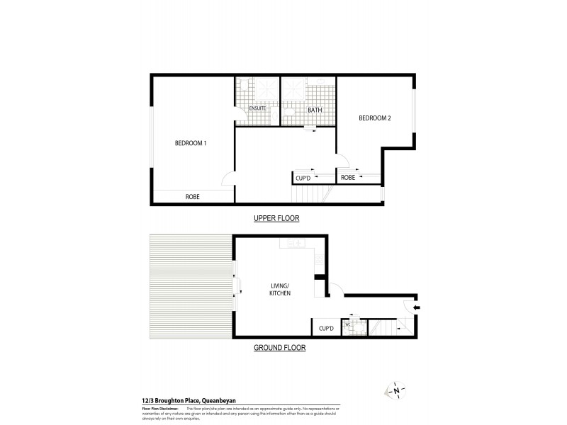 12/3 Broughton Place, Queanbeyan NSW 2620 Floorplan