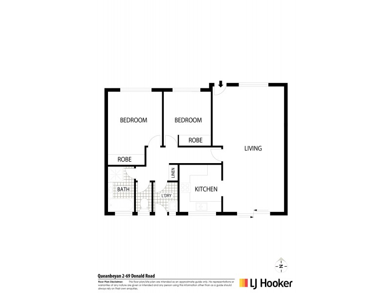 2/69 Donald Road, Karabar NSW 2620 Floorplan