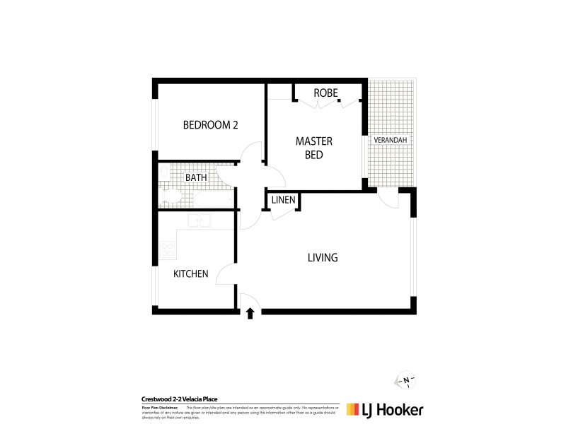 2/2 Velacia Place, Queanbeyan NSW 2620 Floorplan