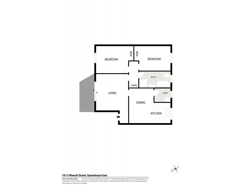 18/13-15 Mowatt Street, Queanbeyan East NSW 2620 Floorplan