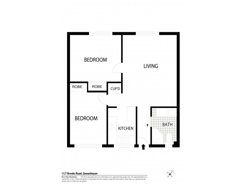 11/7 Brook Street, Queanbeyan NSW 2620 Floorplan