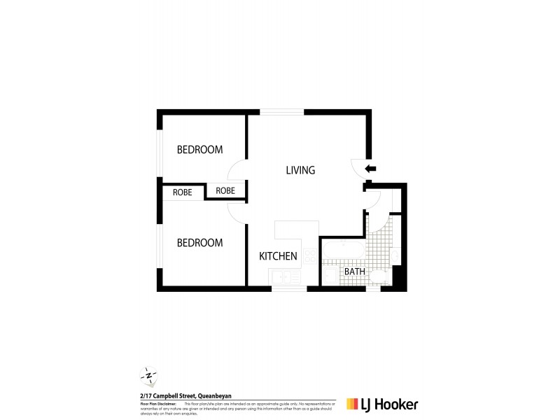2/17 Campbell Street, Queanbeyan NSW 2620 Floorplan