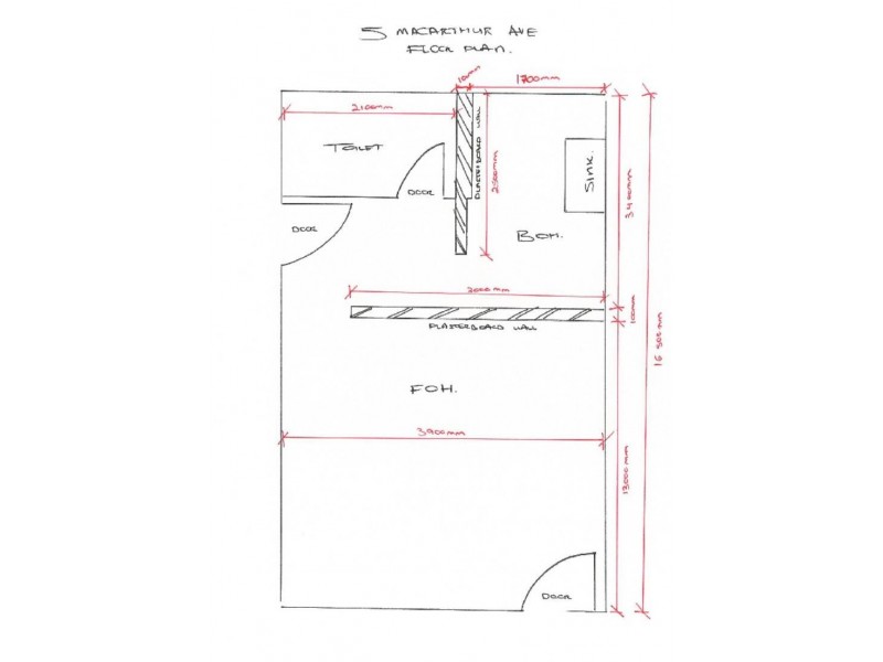 5 MacArthur Avenue, Revesby NSW 2212 Floorplan