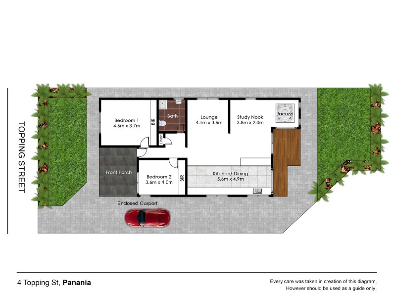4 Topping Street, Panania NSW 2213 Floorplan