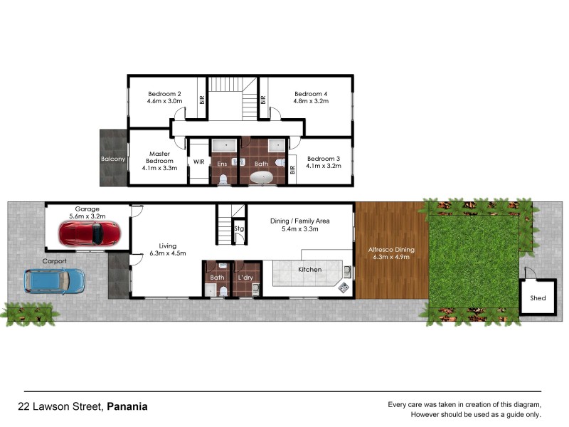 22 Lawson Street, Panania NSW 2213 Floorplan