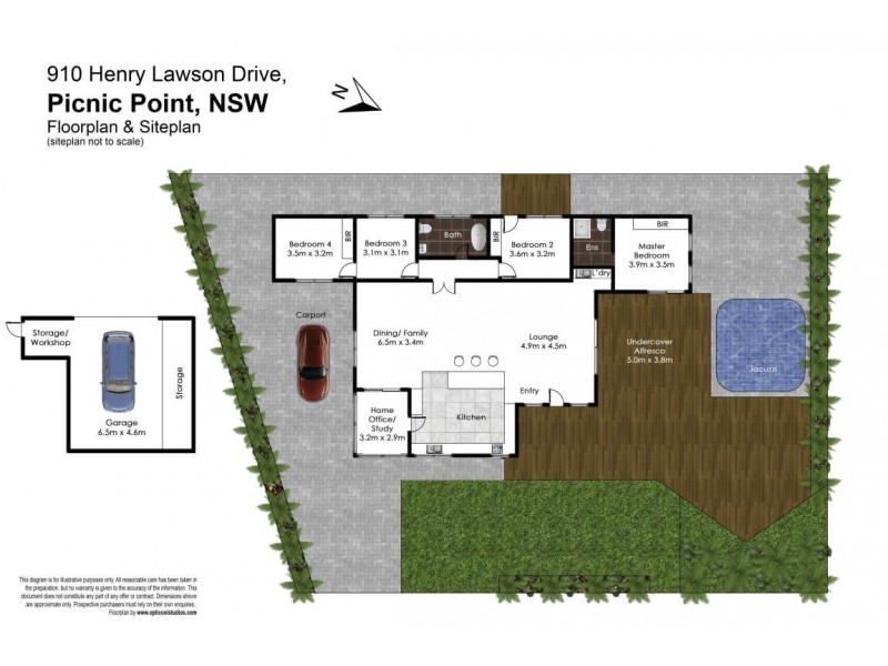 910 Henry Lawson Drive, Picnic Point NSW 2213 Floorplan