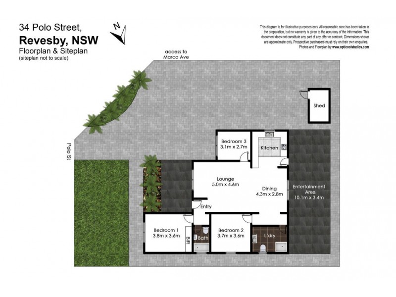 34 Polo Street, Revesby NSW 2212 Floorplan