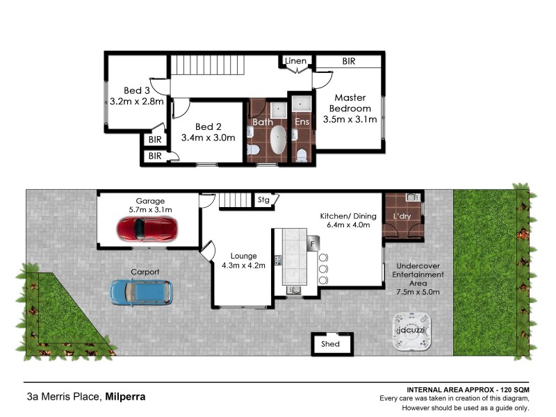 3A Merris Place, Milperra NSW 2214 Floorplan