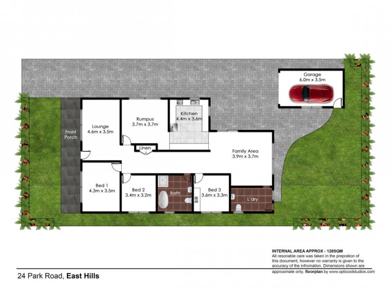 24 Park Road, East Hills NSW 2213 Floorplan