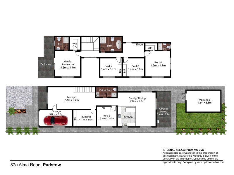87a Alma Road, Padstow NSW 2211 Floorplan