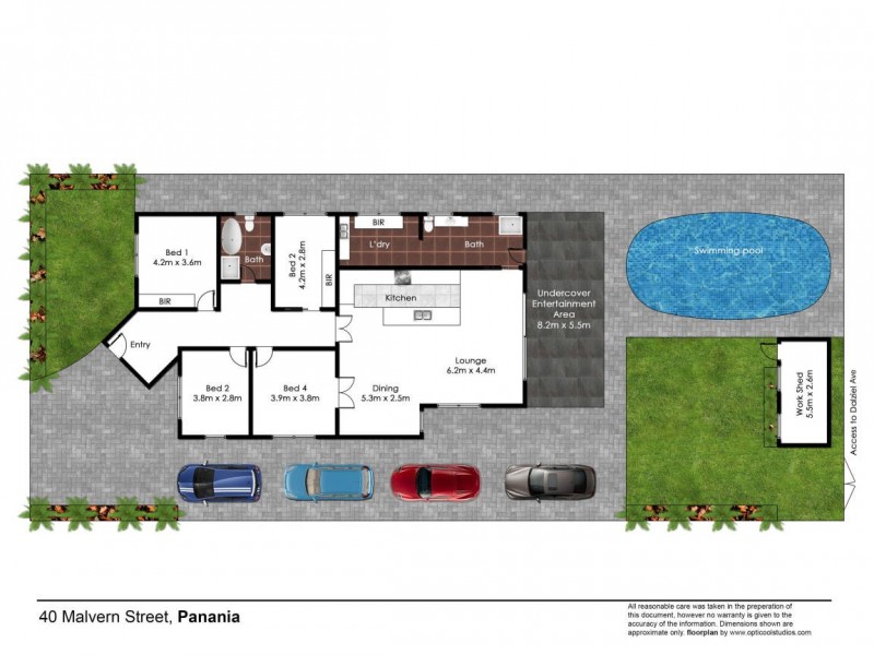 40 Malvern Street, Panania NSW 2213 Floorplan