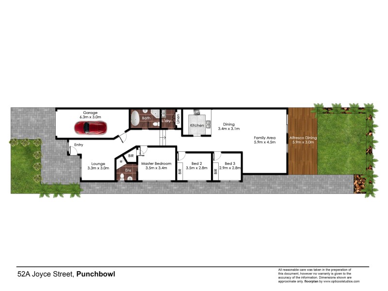 52A Joyce Street, Punchbowl NSW 2196 Floorplan