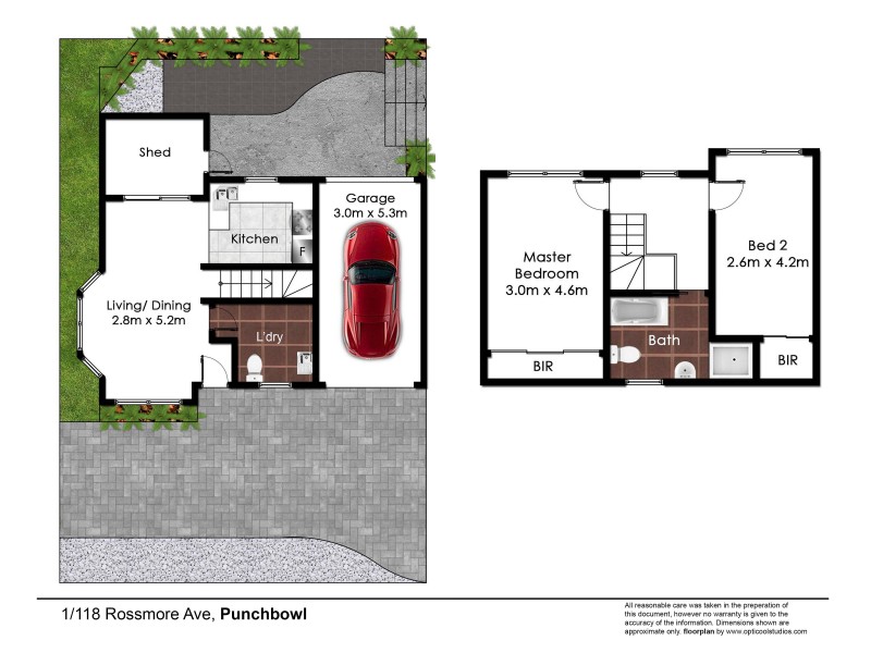 1/118 Rossmore Street, Punchbowl NSW 2196 Floorplan