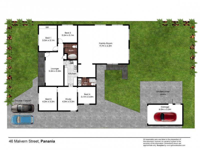 46 Malvern Street, Panania NSW 2213 Floorplan