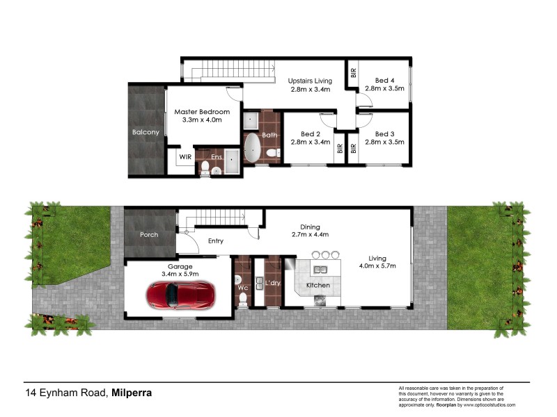 14 Eynham Road, Milperra NSW 2214 Floorplan