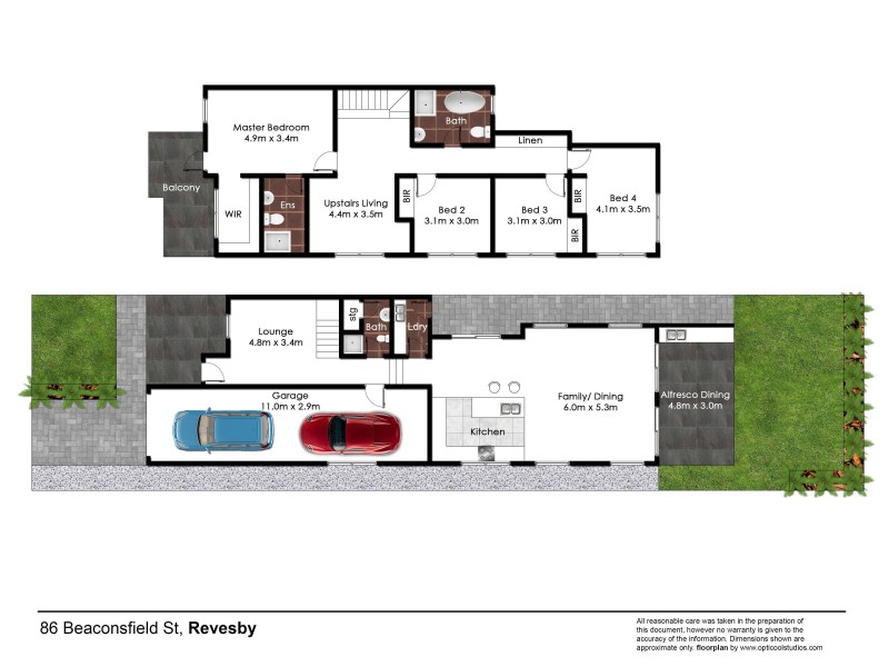 86 Beaconsfield Street, Revesby NSW 2212 Floorplan