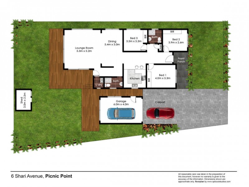 6 Shari Avenue, Picnic Point NSW 2213 Floorplan