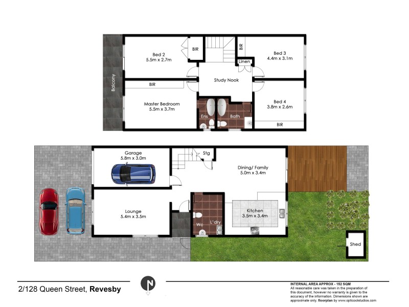 2/128a Queen Street, Revesby NSW 2212 Floorplan