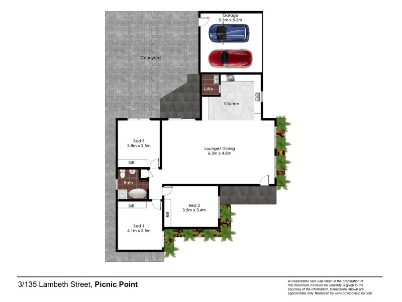 3/135 Lambeth Street, Picnic Point NSW 2213 Floorplan