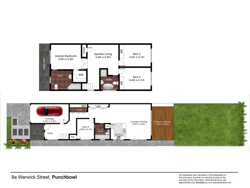 8A Warwick Street, Punchbowl NSW 2196 Floorplan