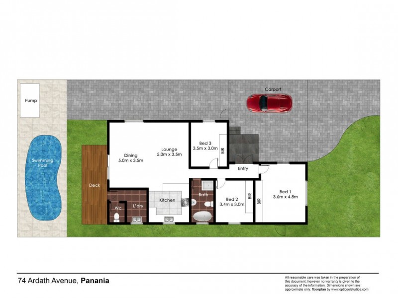 74 Ardath Avenue, Panania NSW 2213 Floorplan
