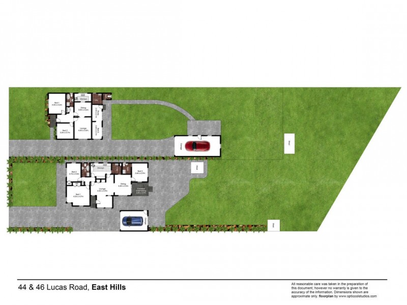 44 & 46 Lucas Road, East Hills NSW 2213 Floorplan