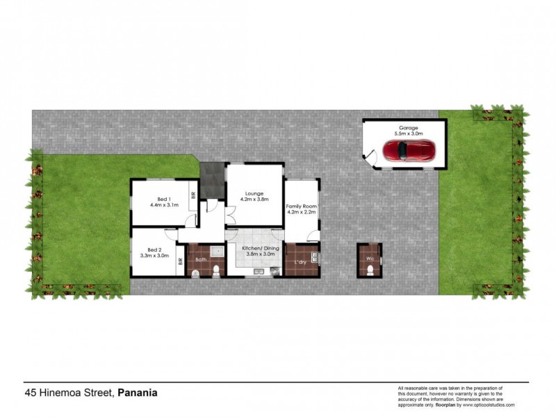 45 Hinemoa Street, Panania NSW 2213 Floorplan