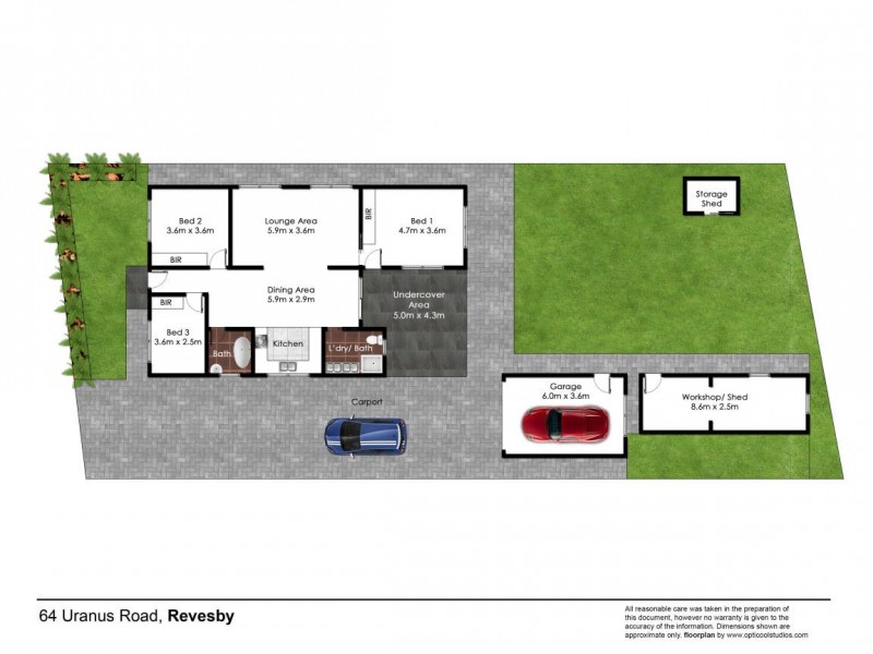 64 Uranus Road, Revesby NSW 2212 Floorplan