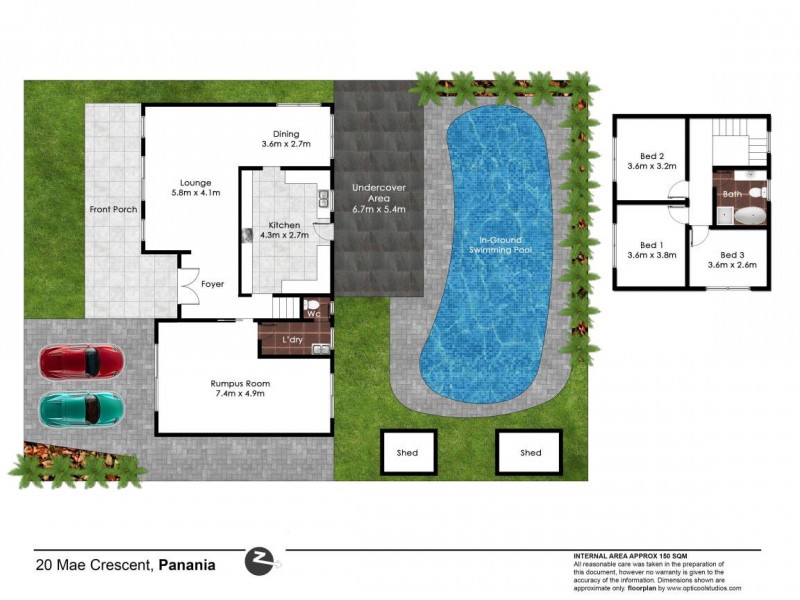 20 Mae Crescent, Panania NSW 2213 Floorplan