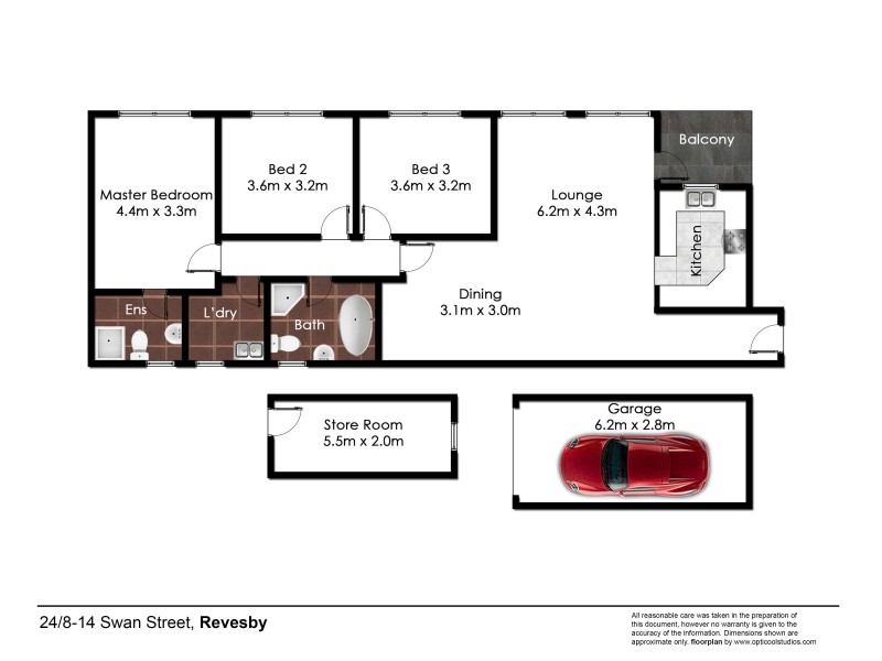 24/8-14 Swan Street, Revesby NSW 2212 Floorplan