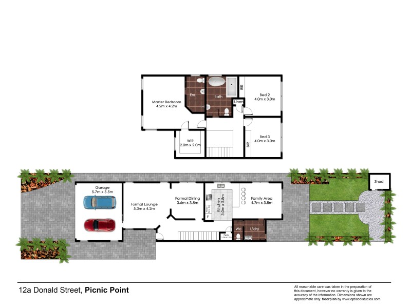 12A Donald Street, Picnic Point NSW 2213 Floorplan