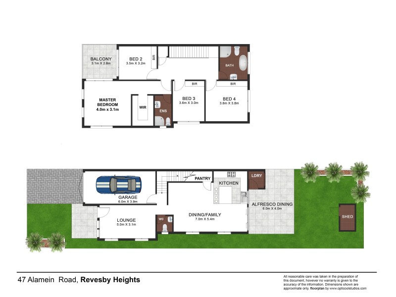 47 Alamein Road, Revesby Heights NSW 2212 Floorplan