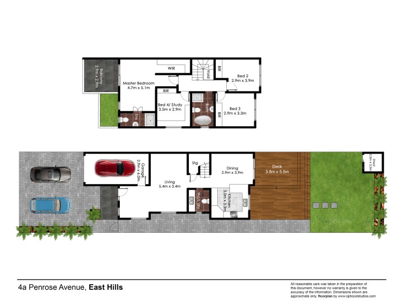 4A Penrose Avenue, East Hills NSW 2213 Floorplan