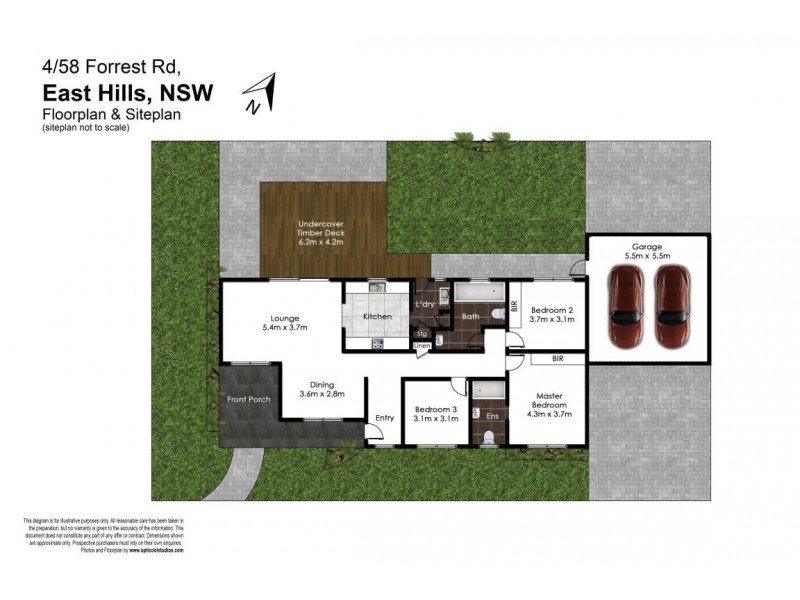 4/58 Forrest Road, East Hills NSW 2213 Floorplan